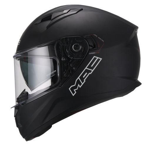 Casco MAC 825 Speed 2.0 Solid Negro / Mate
