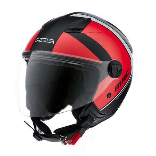 Casco MAC 721 Beat Cyrus Negro / Rojo