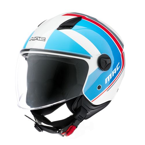 Casco MAC 721 Beat Cyrus Blanco / Azul