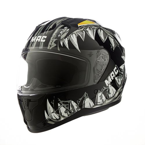 Casco MAC Bass Zoro Negro / Brillo