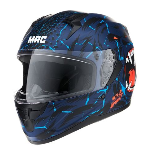 Casco Integral MAC Bass Edición Limitada Ape Negro / Rojo