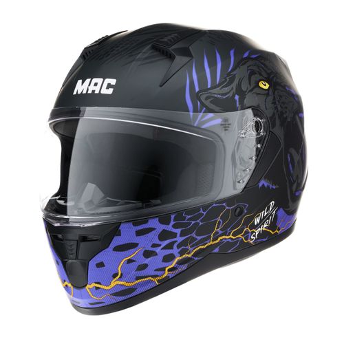 Casco MAC M67 Bass Edición Limitada Panther Negro / Violeta