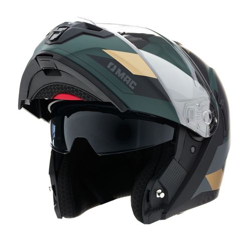 Casco Mac 166 Blaze Gewalt Verde / Dorado / Mate