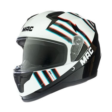 Casco Mac M67 Bass Wixper Negro / Blanco