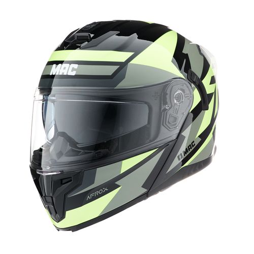 Casco MAC 166 Afrox Negro / Amarillo