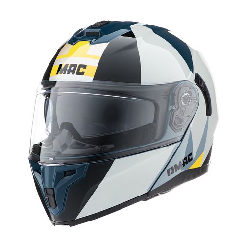 Casco MAC 166 Blaze Monarch Negro / Gris / Azul