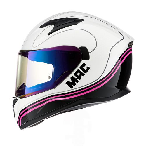 Casco MAC 825 Speed Amy Blanco / Rosa