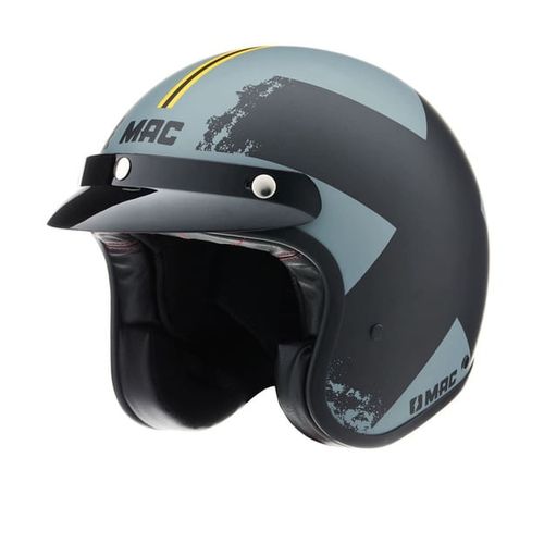 Casco MAC 181 Bowie X Gris / Negro / Mate