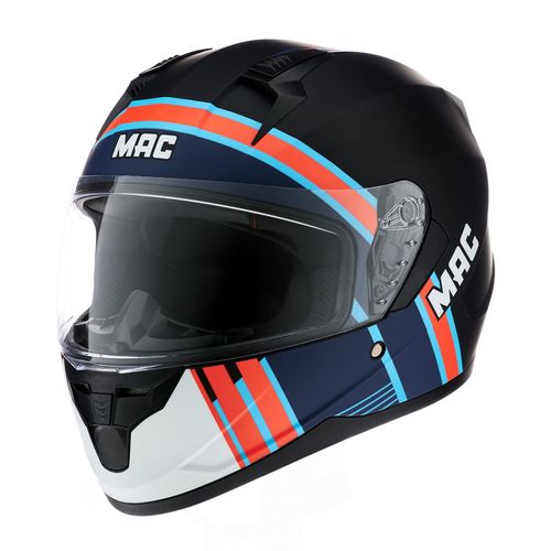 Casco MAC 067 Bass Spoon Celeste / Negro / Mate