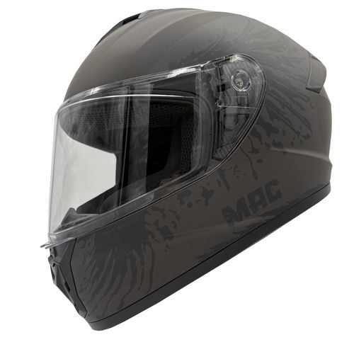 Casco MAC 801 Starter Fenix Negro / Mate