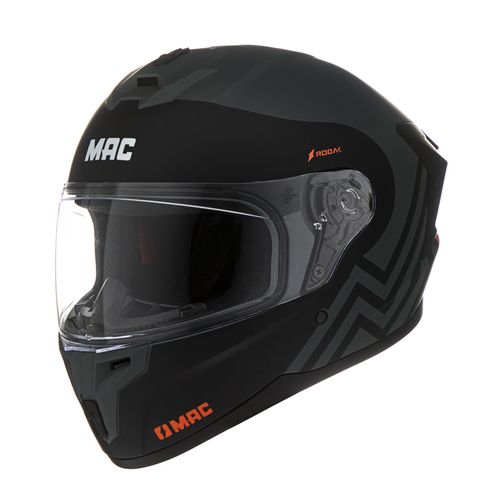 Casco MAC 070 Volt Rodak Negro / Gris / Mate
