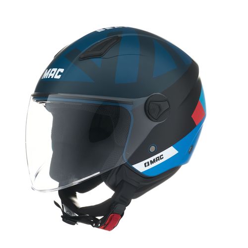 Casco MAC 721 Beat Nova Azul / Negro / Mate