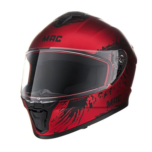 Casco MAC 801 Starter Fenix Rojo / Negro / Mate