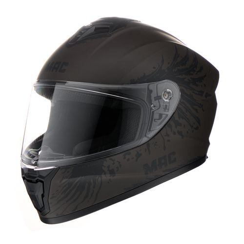 Casco MAC 801 Starter Fenix Negro / Mate